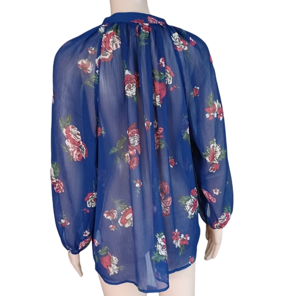 Lucky Brand Bohemian Tunic Top V Neck Size Small - Picture 8 of 12